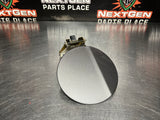 2013 FORD MUSTANG GT FUEL DOOR GAS LID TANK COVER MAGNETIC METALLIC GRAY OEM 877