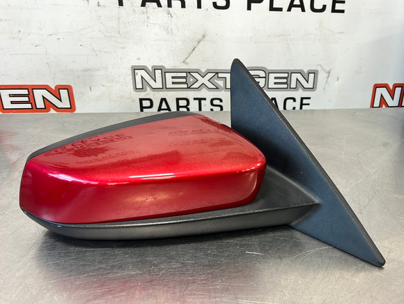 10-14 FORD MUSTANG GT RH PASSENGER SIDE VIEW MIRROR CANDY RED OEM #406