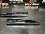 2016 FORD F250 DIESEL LH RH DRIVER PASSENGER SIDE FENDER EMBLEMS OEM #1370