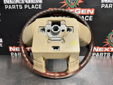 2008 FORD F250 KING RANCH STEERING WHEEL OEM #861