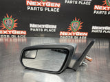 2011 FORD MUSTANG GT LH DRIVER SIDE VIEW MIRROR SILVER OEM #856