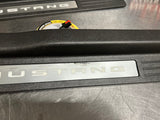 2014 FORD MUSTANG GT LH AND RH ILLUMINATED DOOR SILL TRIM SET OEM #970