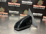 2012 FORD MUSTANG GT LH DRIVER SIDE VIEW MIRROR BLCK OEM #1343