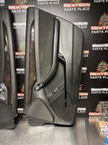 2014 CADILLAC CTS-V COUPE INTERIOR LH RH FRONT DOOR PANELS JET BLCK OEM #1233