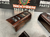 2008 FORD F250 LH & RH FRONT AND REAR DOOR WOODGRAIN WINDOW SWITCH SET OEM #1105