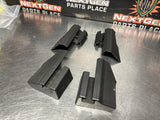 11-14 MUSTANG GT DRIVER/PASSENGER SEAT TRACK COVERS OEM #1176