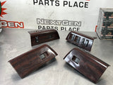 2008 FORD F250 LH AND RH FRONT AND REAR DOOR WOODGRAIN WINDOW SWITCH SET OEM #427