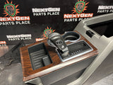 2011 F150 CENTER CONSOLE W SHIFTER WOOD GRAIN OEM #1350