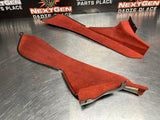 04-06 PONTIAC GTO CENTER CONSOLE TRIM PANELS RED OEM #901