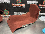 97-04 C5 CORVETTE CARGO TRUNK REAR LH CARPET FIRETHORN RED 10403333 #1425