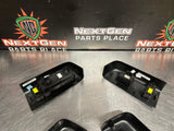 2010 FORD F350 LH AND RH FRONT AND REAR DOOR GLOSS BLK WINDOW SWITCH SET OEM 949