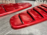 10-14 FORD MUSTANG GT EXTERIOR AIR VENTS CANDY RED OEM #928