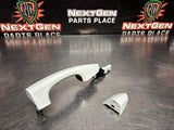 2016 FORD MUSTANG GT LH EXTERIOR DOOR HANDLE WHITE OEM #1112