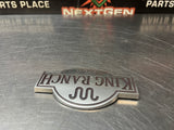 2013 FORD F350 KING RANCH TAILGATE EMBLEM OEM #1279