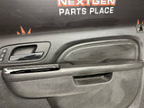 2011 GMC DENALI 2500HD RH PASSENGER FRONT LEATHER DOOR PANEL OEM #844