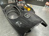 2013 C6 CORVETTE OEM USED CARBON FIBER RADIO BEZEL CENTER CONSOLE #1038