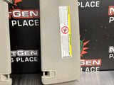 2014 CHEVY SILVERADO 2500HD TAN SUN VISORS OEM #758