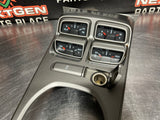 2010 CAMARO SS CONSOLE SHIFTER TRIM BEZEL AUXILIARY GAUGES OEM 92239975 #1006