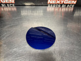 2015 FORD MUSTANG GT FUEL DOOR GAS LID TANK COVER BLUE OEM #1498