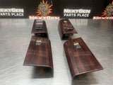 2008 FORD F350 LH & RH FRONT AND REAR DOOR WOODGRAIN WINDOW SWITCH SET OEM #1039