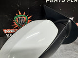 2011 GMC SIERRA 2500 6.6 RH PASSENGER SIDE MIRROR WHITE #1254