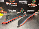 04-06 PONTIAC GTO CENTER CONSOLE TRIM PANELS RED OEM #1191