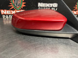 2012 FORD MUSTANG GT RH PASSENGER SIDE VIEW MIRROR RED CANDY OEM #1315