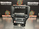 2016 FORD MUSTANG GT SHAKER 8” TOUCH RADIO FACE/CLIMATE CONTROL BEZEL OEM #841