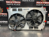 97-04 C5 DEWITTS HIGH PERFOMACE ALUMINUM RADIATOR AND FANS #1301