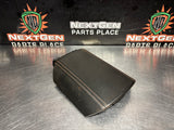 2010 CAMARO LEATHER CENTER CONSOLE LID W ORANGE STITCH OEM #3910