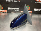 10-14 FORD MUSTANG GT LH DRIVER SIDE VIEW MIRROR KONA BLUE OEM #968