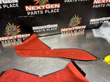 04-06 PONTIAC GTO CENTER CONSOLE TRIM PANELS RED OEM #1522