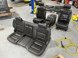 14-19 CHEVY SILVERADO 2500 CREW CAB FULL INTERIOR BLACK LEATHER OEM #3852