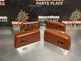 2014 FORD F350 LH & RH FRONT AND REAR DOOR WOODGRAIN WINDOW SWITCH SET OEM #1333