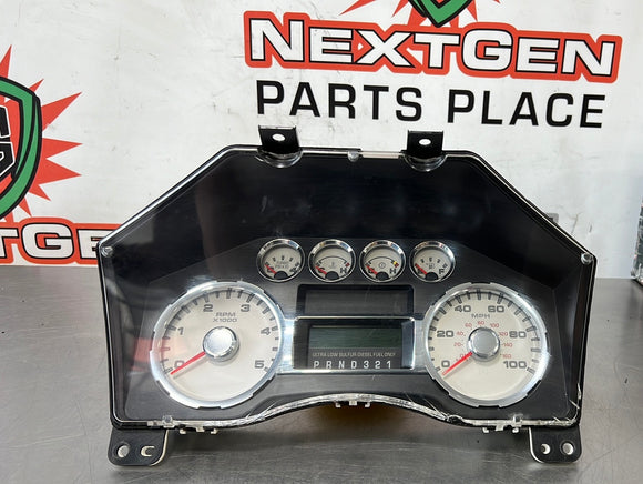 08 09 10 FORD F250 F350 SUPERDUTY DIESEL 6.4 A/T INSTRUMENT CLUSTER 230k OEM #493