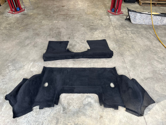 97-04 C5 CORVETTE REAR CARPET BLCK COUPE OEM #628