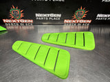 2014 FORD MUSTANG GT EXTERIOR REAR WINDOW LOUVERS GOTTA HAVE IT GREEN OEM #1291