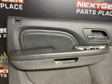2011 GMC DENALI 1500 LH DRIVER REAR LEATHER DOOR PANEL OEM #889