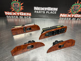 2015 GMC SIERRA 2500HD CREW CAB WOOD FRONT & REAR POWER WINDOW SWITCHES OEM #829