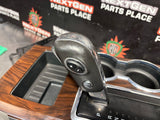 2011 F150 CENTER CONSOLE W SHIFTER WOOD GRAIN OEM #1350