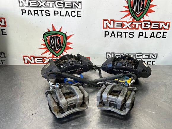 2021 CAMARO SS FRONT & REAR BRAKE CALIPERS W/ ELECTRONIC PARKING BRAKE OEM #264