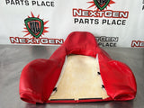 97-04 C5 CORVETTE LH DRIVER UPPER SPORT SEAT CUSHION COVER RED #VV992