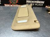 2014 GMC SIERRA 2500HD TAN SUN VISORS OEM #1202