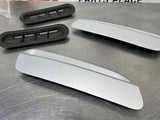 08-09 PONTIAC G8 GT SILVER HOOD SCOOP VENTS W DUCTS OEM #611