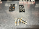 2012 CADILLAC CTS-V FRONT SWAY BAR BRACKETS AND HARDWARE (SET OF 2) OEM #1592