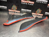 04-06 PONTIAC GTO CENTER CONSOLE TRIM PANELS RED OEM #1167