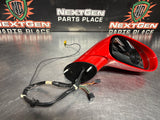 2007 C6 CORVETTE PASSENGER RH SIDE MIRROR VICTORY RED OEM #1255