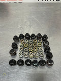 97-04 C5 CORVETTE 19MM LUG NUTS SET WITH COVERS SET OF 20 OEM #359