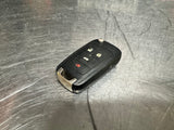 2014 CAMARO 4 BUTTON FOLDING KEY FOB USED OEM 13500222 #1008