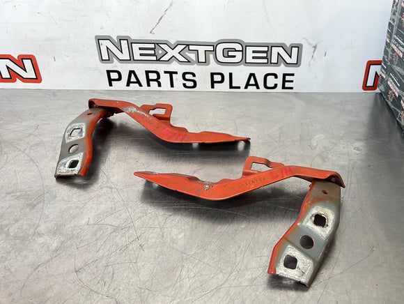 08-09 PONTIAC G8 HOOD HINGES LH RH IGNITION ORANGE OEM #397